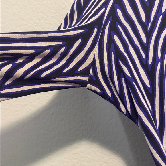 Diane Von Furstenberg Maternity geometric Long Sleeve Dress Medium - Picture 9 of 11